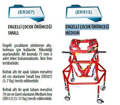 ER513 ENGELLİ ÇOCUK ÖRÜMCEĞİ MEDIUM