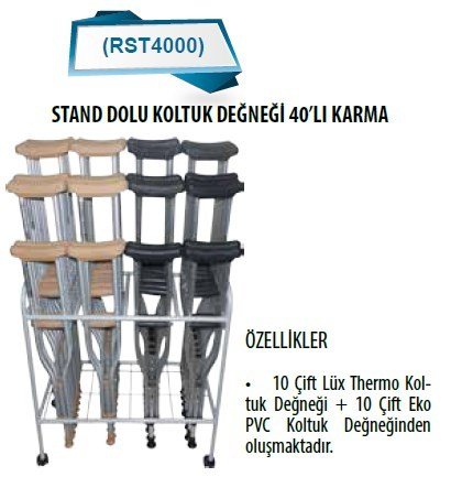 RST4000 KOLTUK DEĞNEĞİ 40''LI KARMA